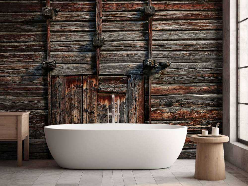 Old wood with beams