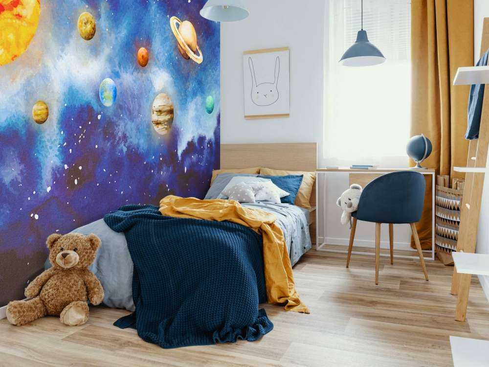 Planets in space