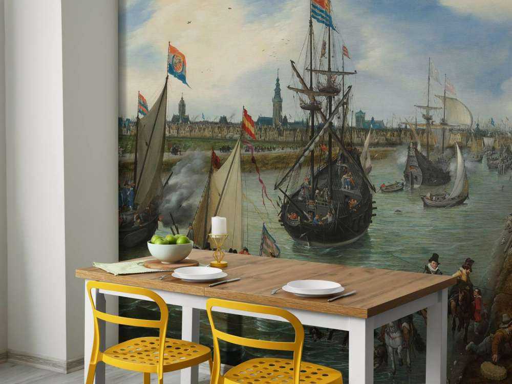 The departure of a dignitary from Middelburg