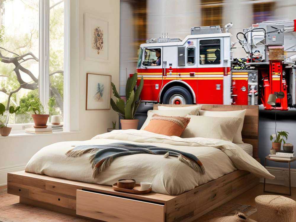 American fire engine