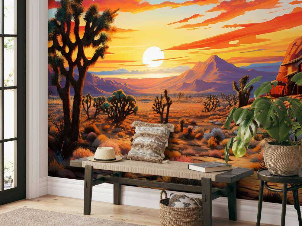 Joshua Tree Log Cabin