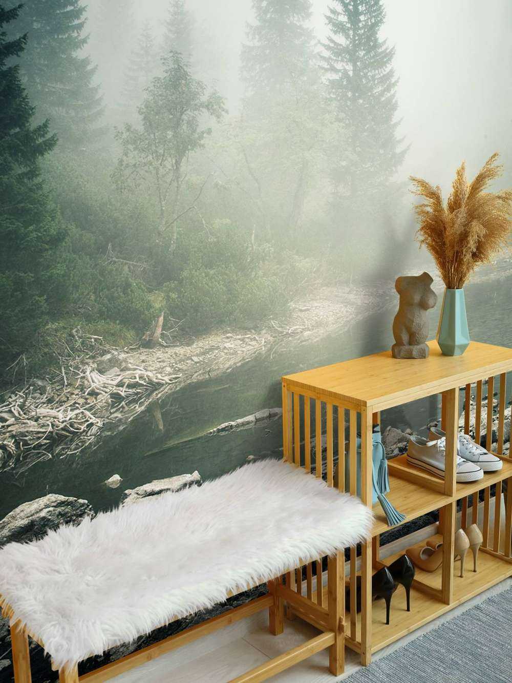 A beautiful mountain lake