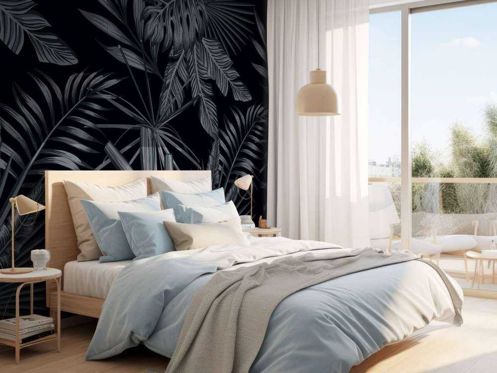 Tropical black leaves