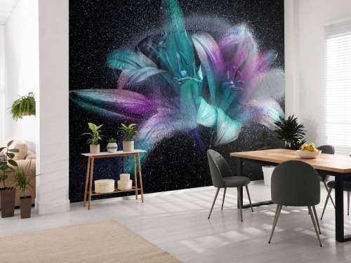 Neon flowers