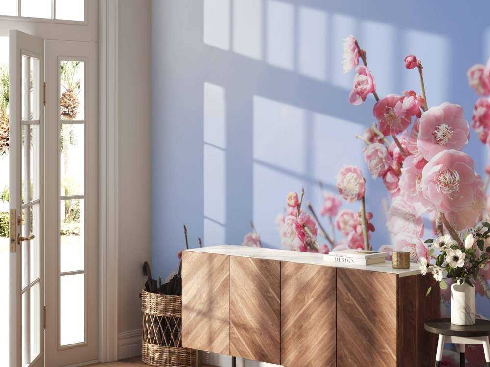 Blossoms with blue sky