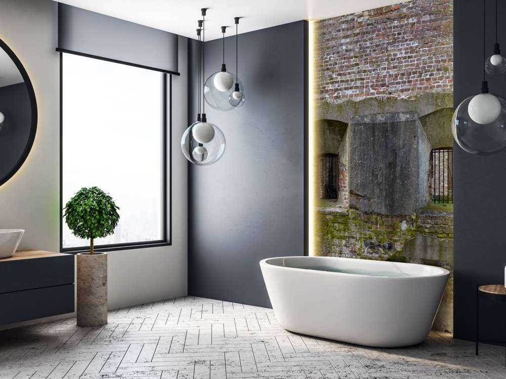 Weathered wall with 2 niches