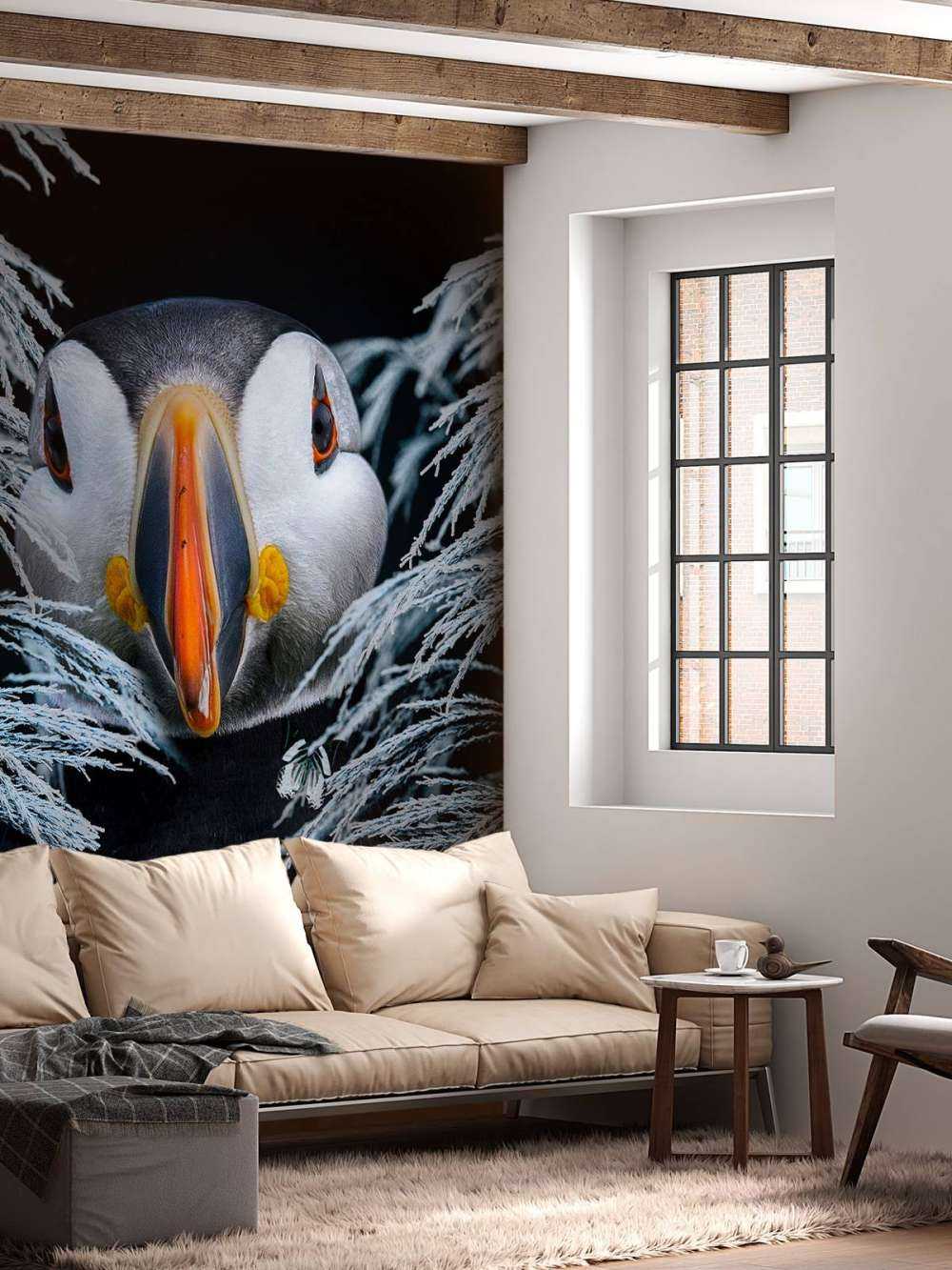 Atlantic Puffins Portrait