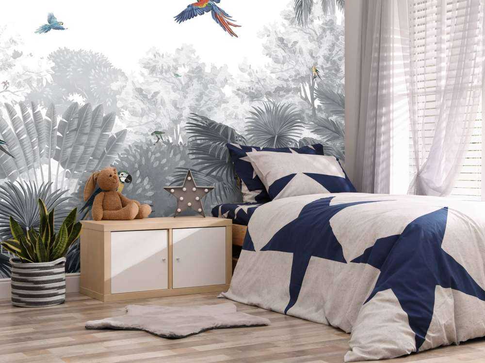 Canopy Jungle - Black and White