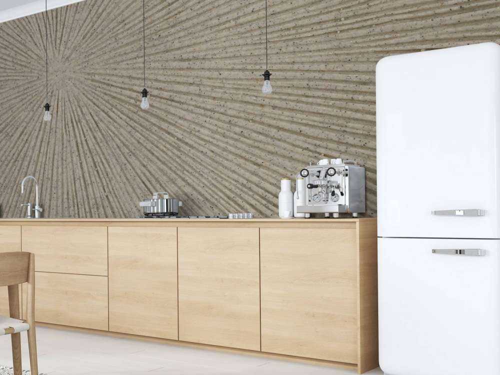 Structure with lines Sun