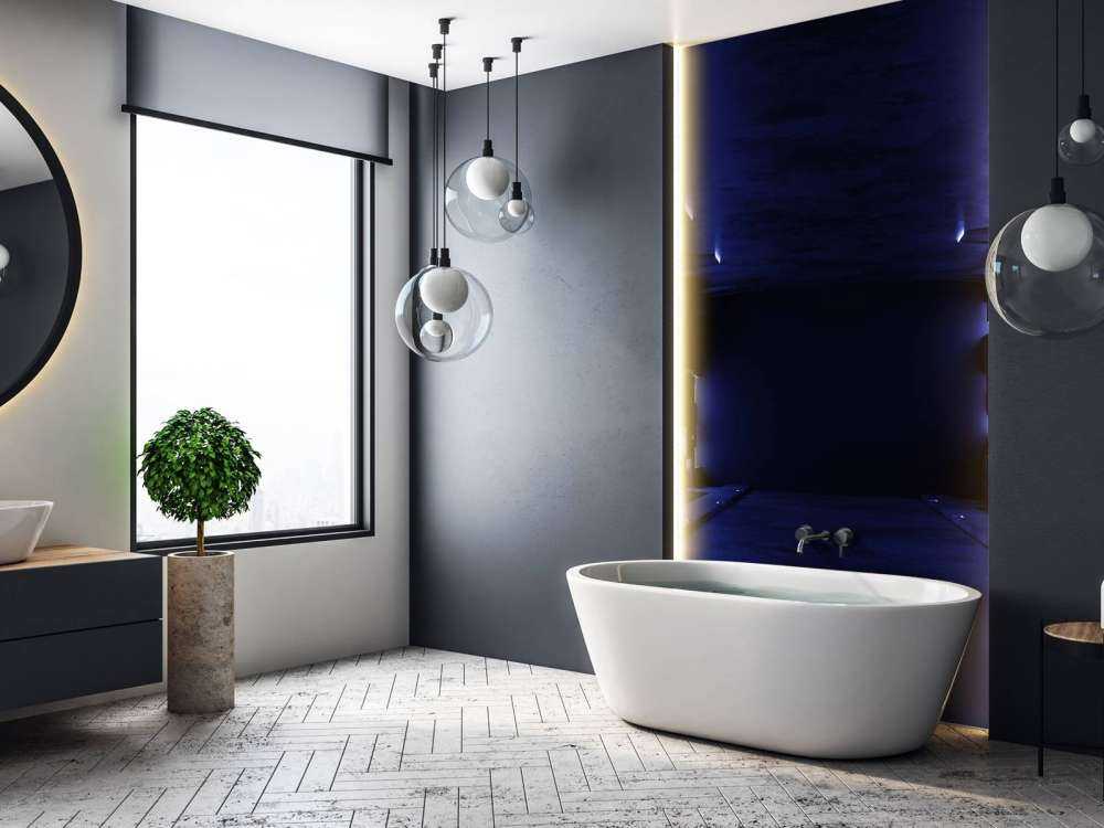 Modern futuristic room