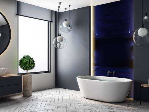 Modern futuristic room
