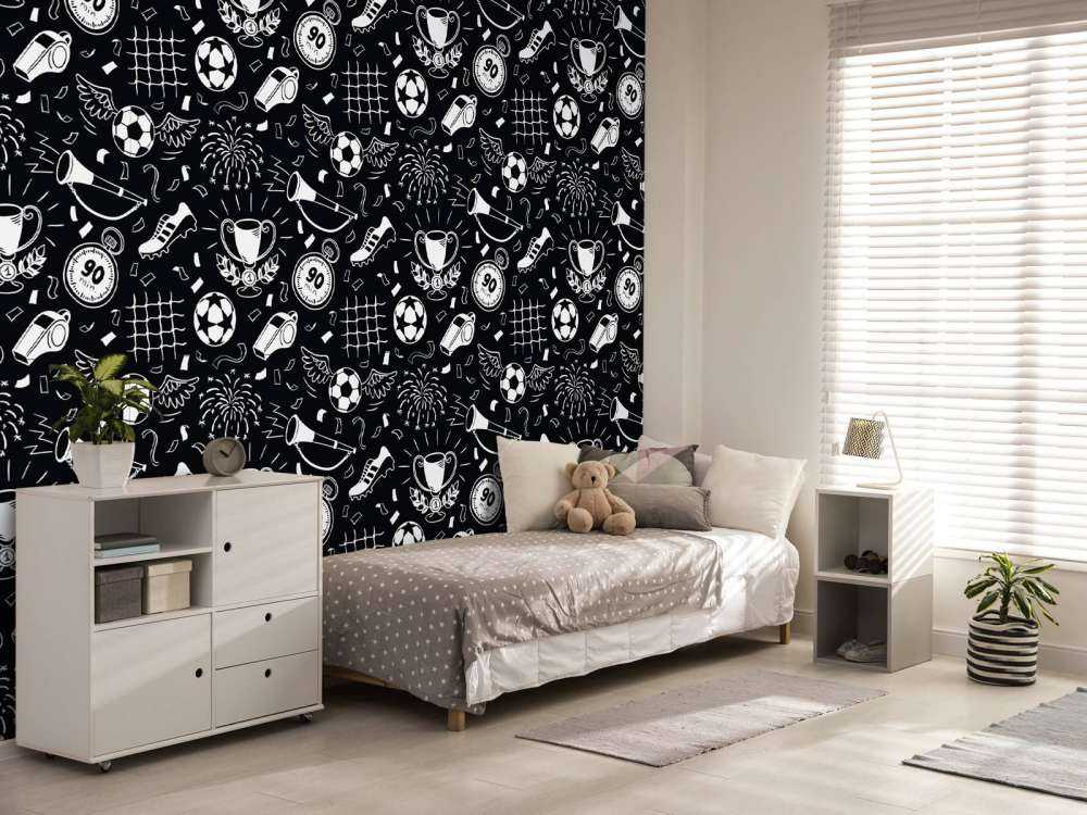 Football black and white