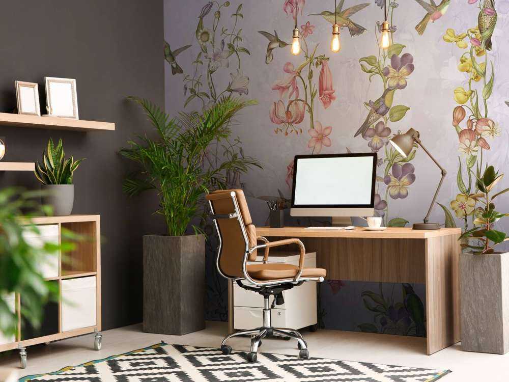 Weadow and Garden Flowers Violet