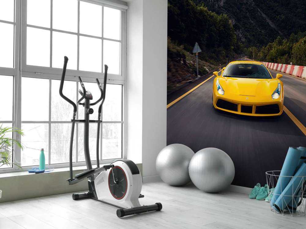 Speed through green mountain passes