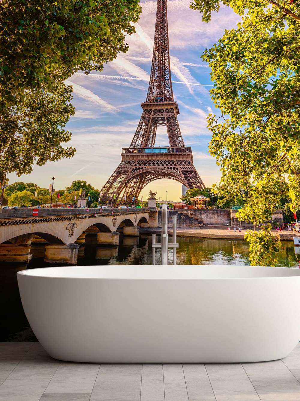 Eiffel Tower and the Seine