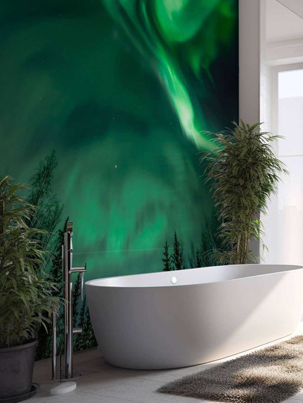 Spiral northern lights