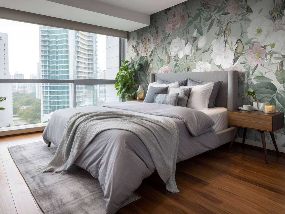 Birds in Rose Garden