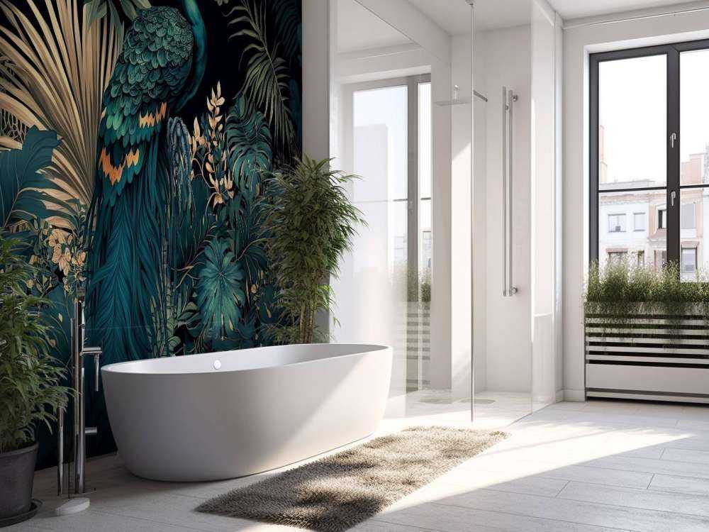 Nighttime Beauty of the Peacock