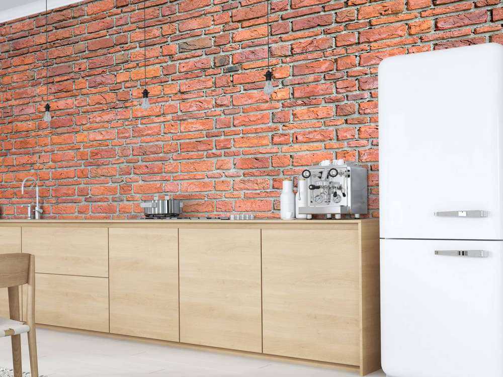 Bricks with old concrete