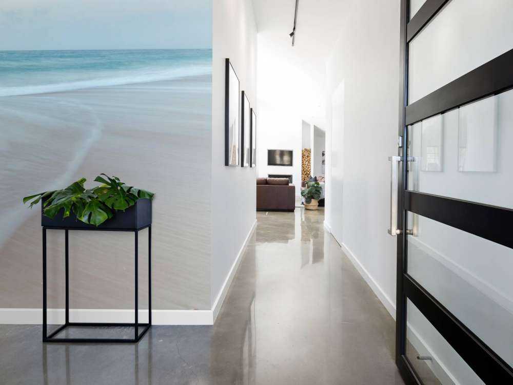 Breakers at the beach