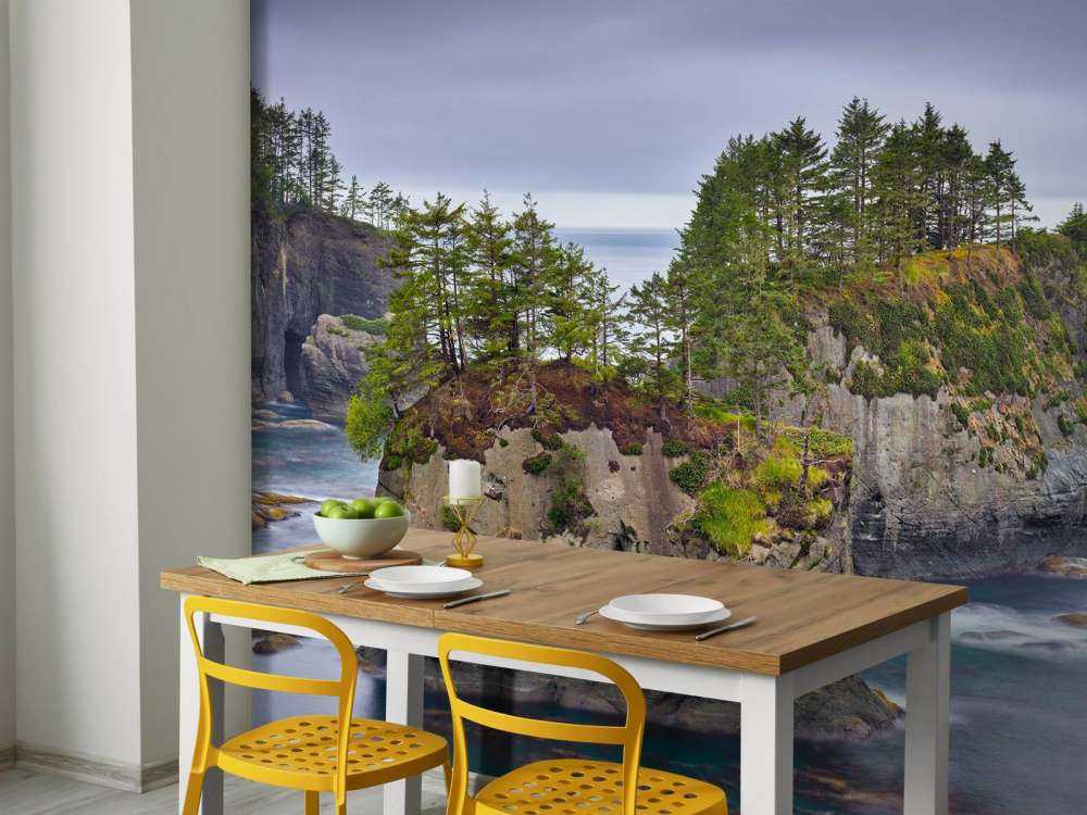 Rocky islands in the sea