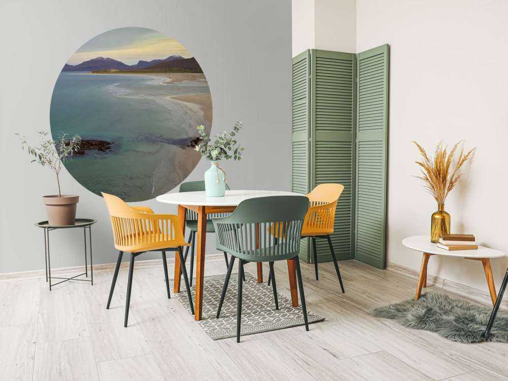 Sea and mountains along the coastline