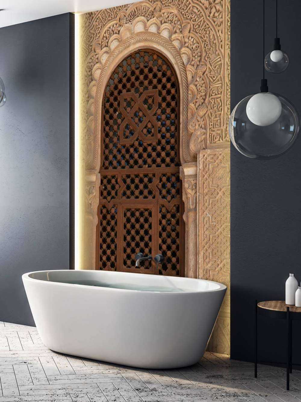 Ingang van een Moskee