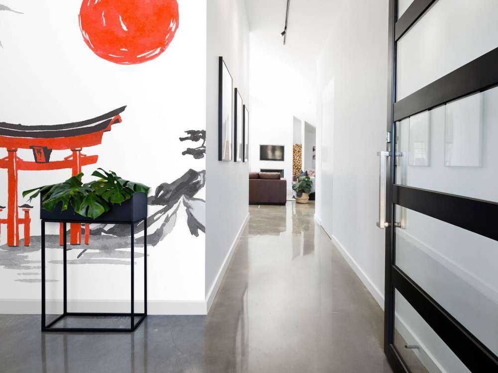 Japanse tekening van Miyajima