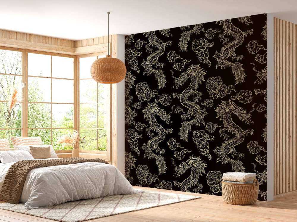 Donkere draken patroon