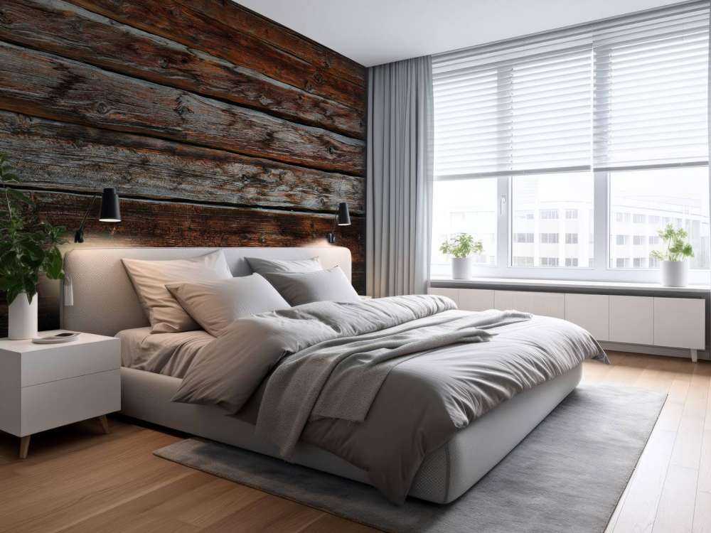 Rough weathered wood