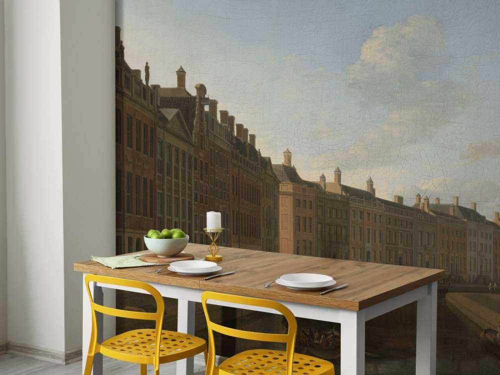 De Gouden Bocht in de Herengracht vanuit het oosten
