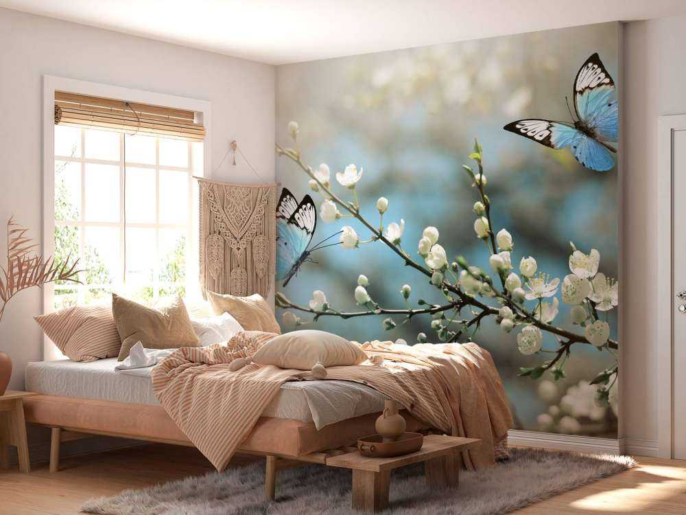 Blue butterflies