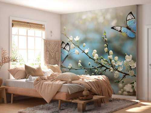 Blue butterflies