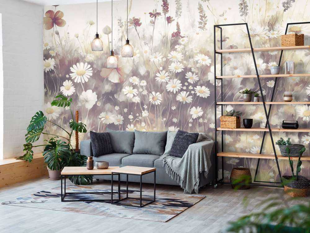 Lush Greenery of Summer Golden Brown