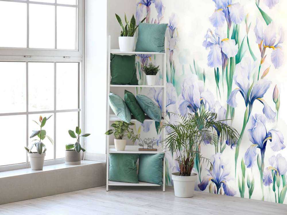 Irises Dance Seamless Pastel