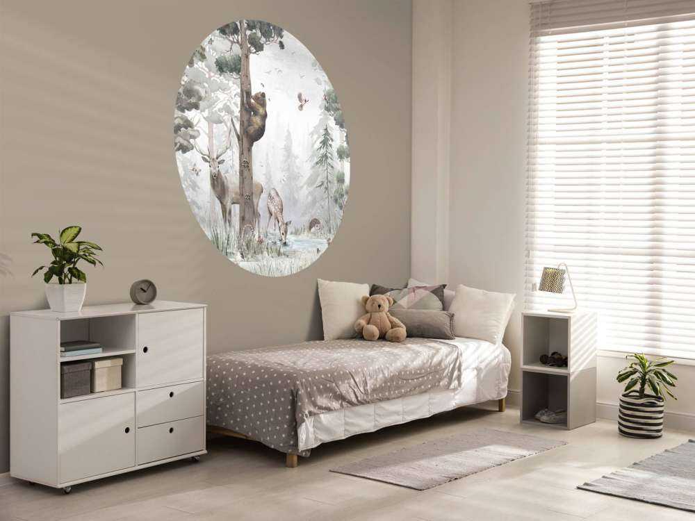 Wildlife in the Middle of the Forest