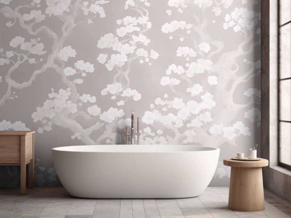 Wonderful blooming forest - pink