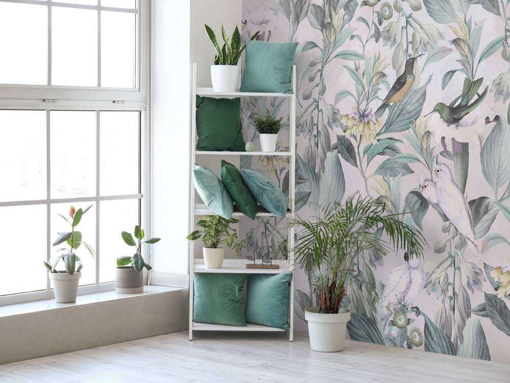 Ethereal Birdsong Blossom - Muted Elegance