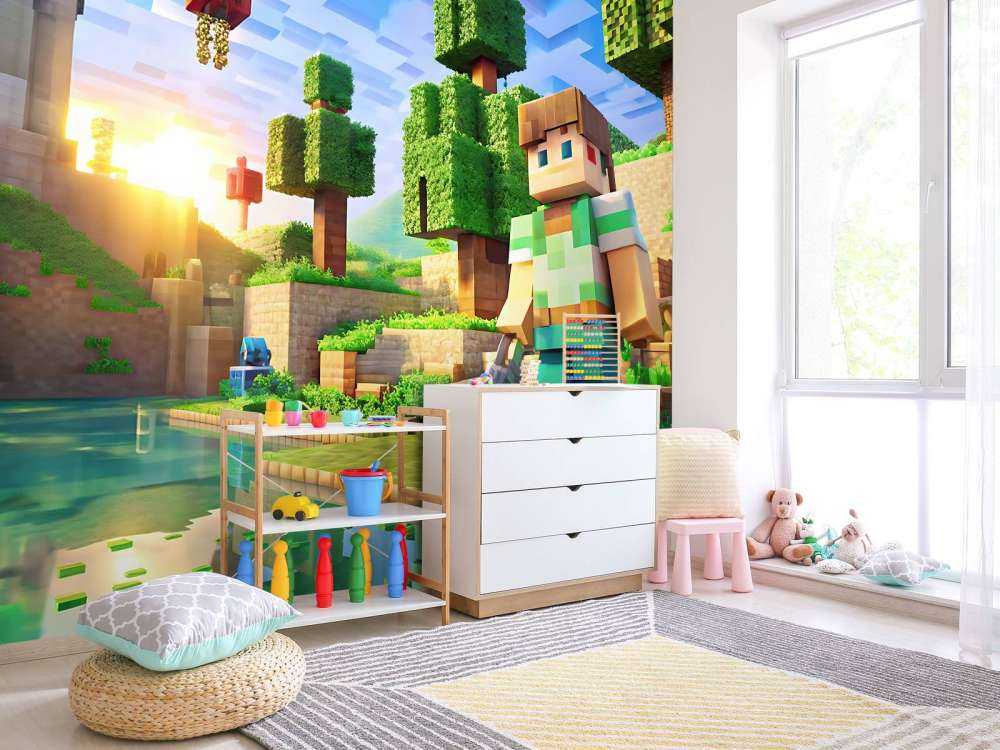 Sunset in block valley