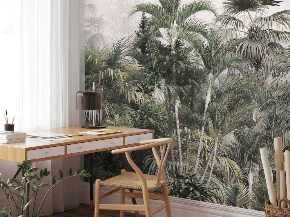 Whispering Green Mist Forest