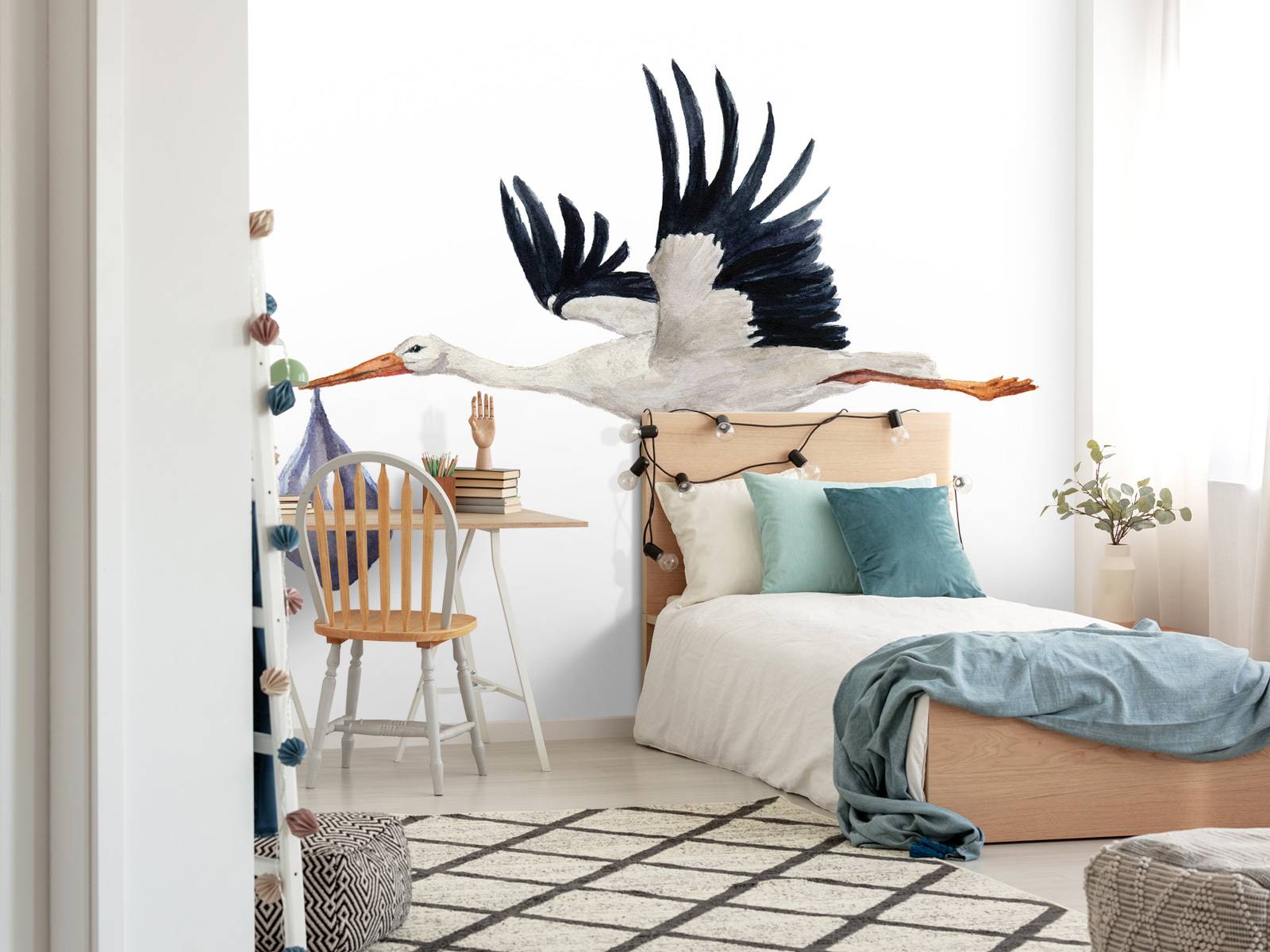 Flying Stork