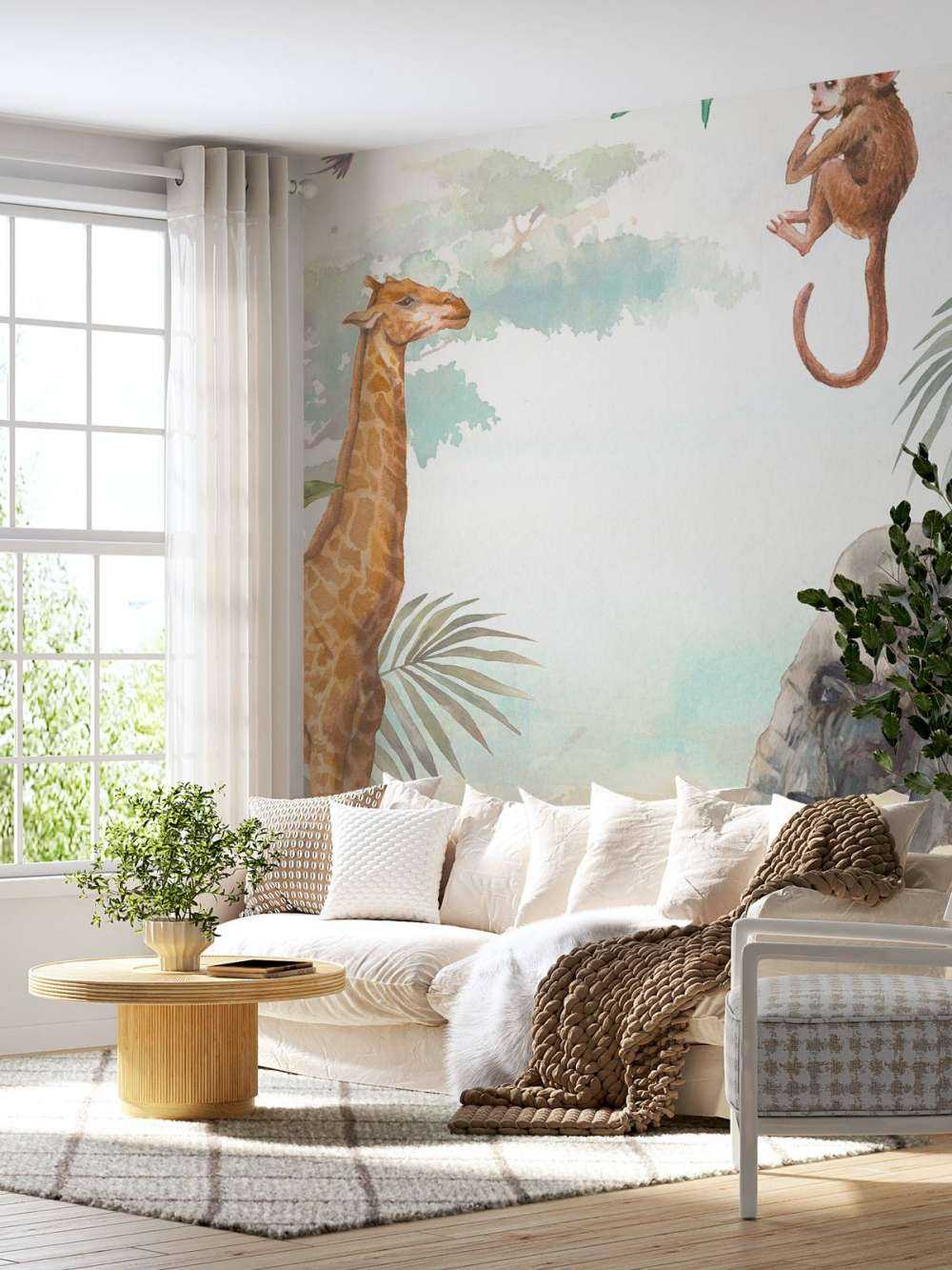 Watercoloured animals