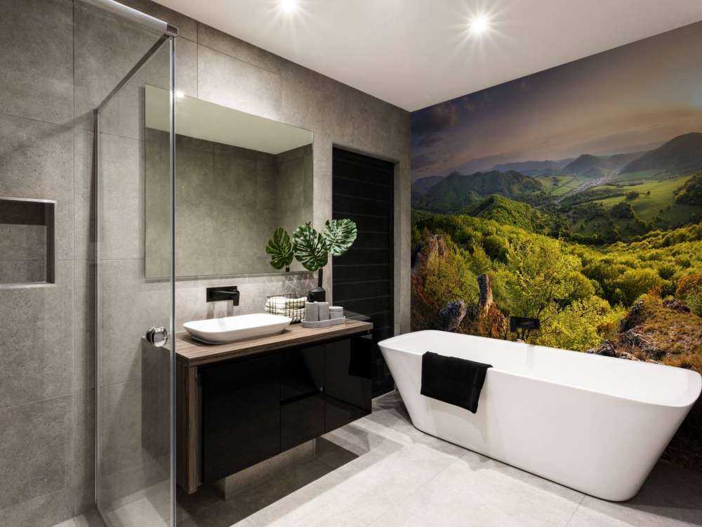 Mountain landscape in spring