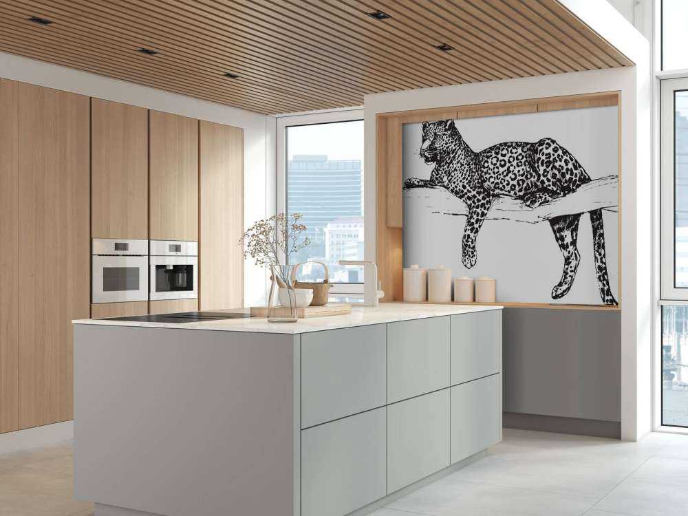 Drawn leopard