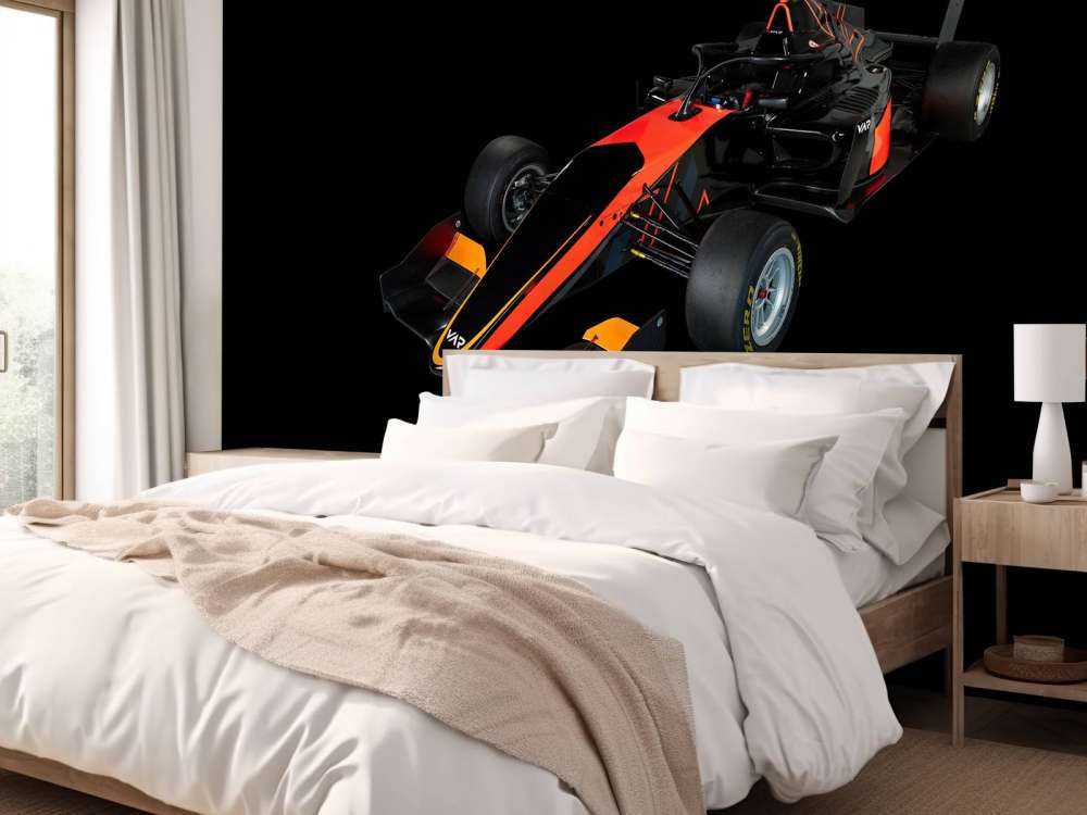 Formula 3 - Left front view, 3d - dark