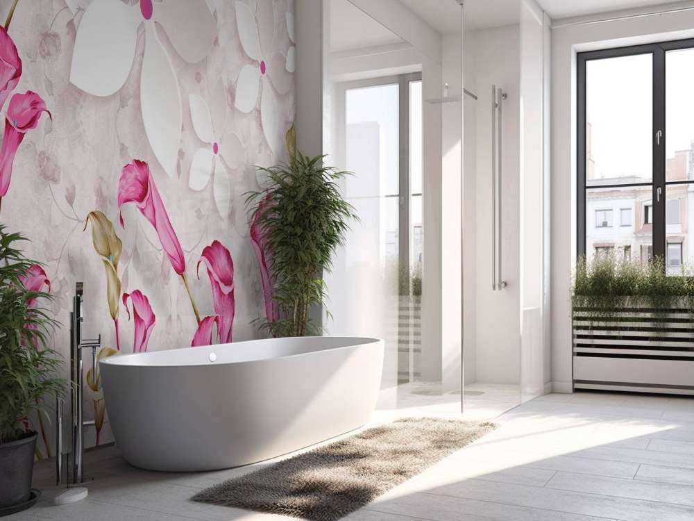Pink White Flowers