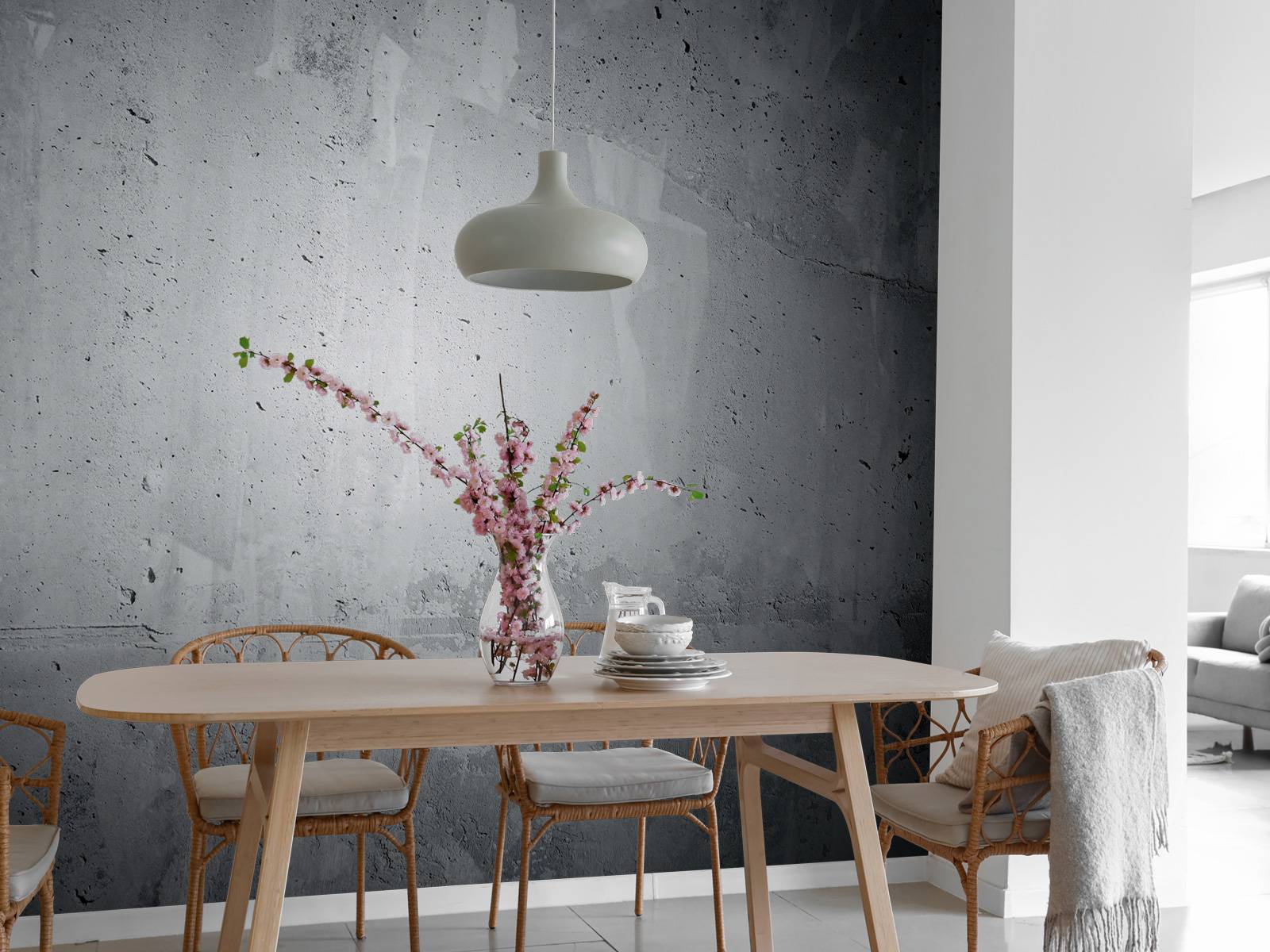 Raw concrete