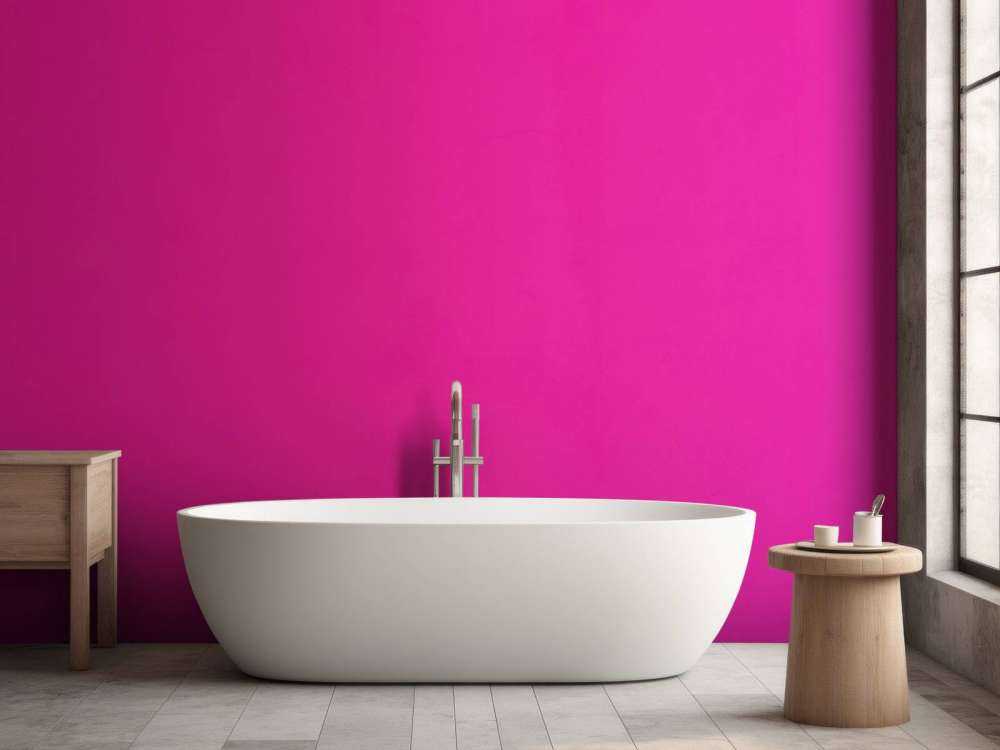 Neon pink concrete