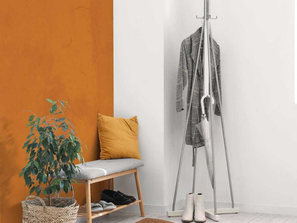 Golden brown concrete