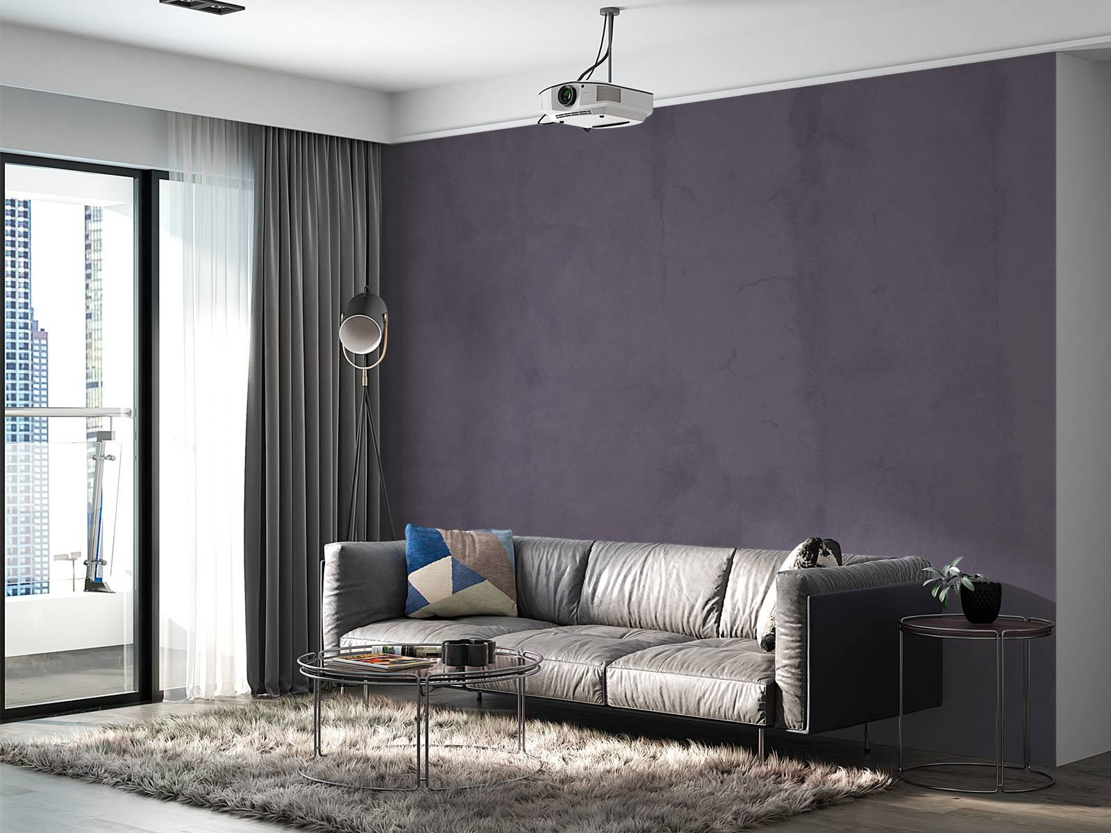 Davy's purple grey concrete